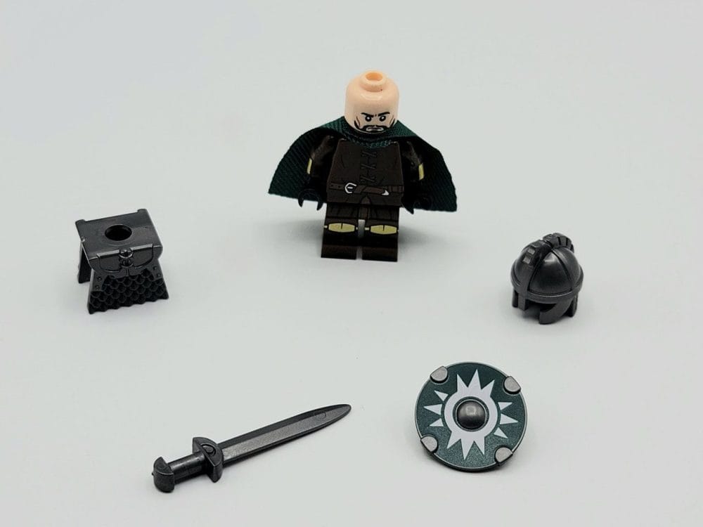Lord the Rings Riders Rohan Long Swords Block Figures Set 10pcs