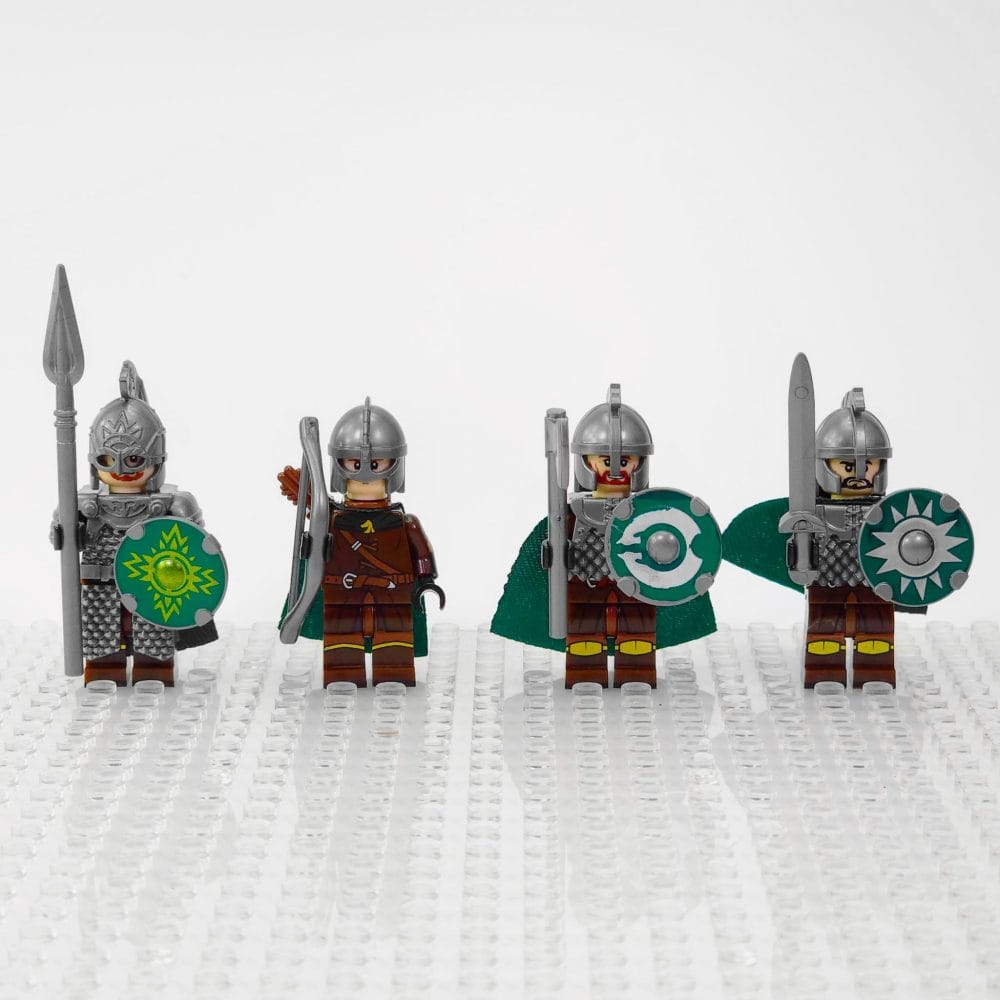 Lord the Rings Riders Rohan Rohirrim Minifigure Army 22pcs