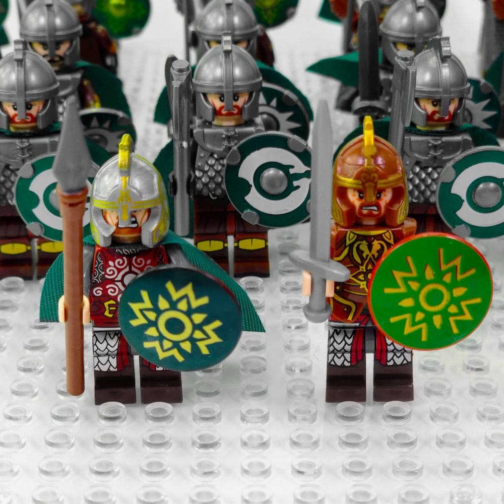 Lord the Rings Riders Rohan Rohirrim Minifigure Army 22pcs