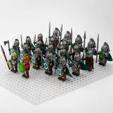 Lord the Rings Riders Rohan Rohirrim Minifigure Army 22pcs