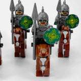 Lord the Rings Riders Rohan Rohirrim Block Figures Set 10pcs