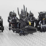 Lord the Rings Sauron Witch King and Mordor Orcs Block Figures Set 13pcs