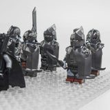 Lord the Rings Sauron Witch King and Mordor Orcs Block Figures Set 13pcs