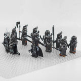 Lord the Rings Sauron Witch King and Mordor Orcs Block Figures Set 13pcs