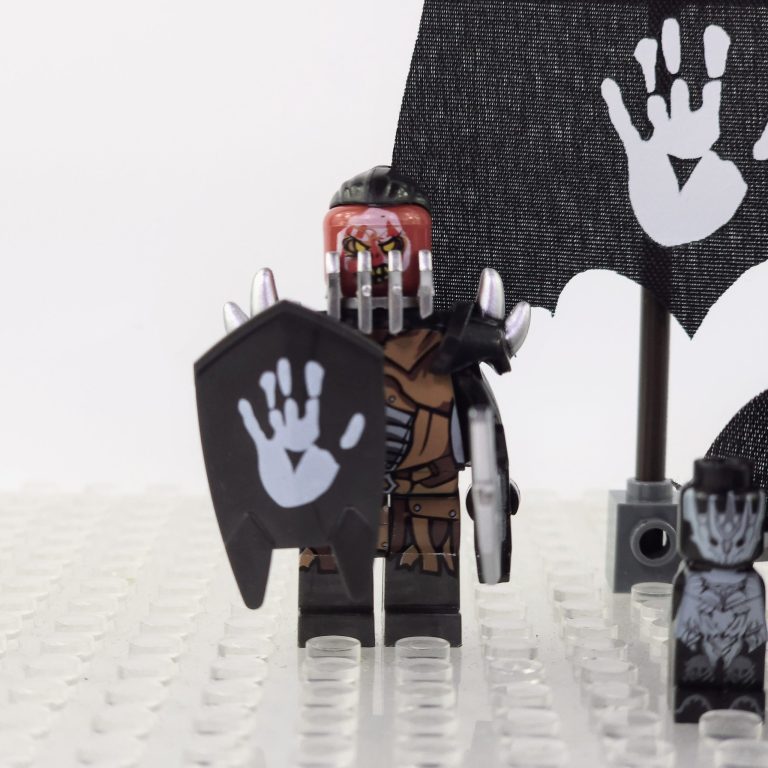 Lord the Rings Sauron Witch King Uruk-Hai Captain Block Figures Set