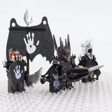 Lord the Rings Sauron Witch King Uruk-Hai Captain Block Figures Set