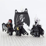 Lord the Rings Sauron Witch King Uruk-Hai Captain Block Figures Set