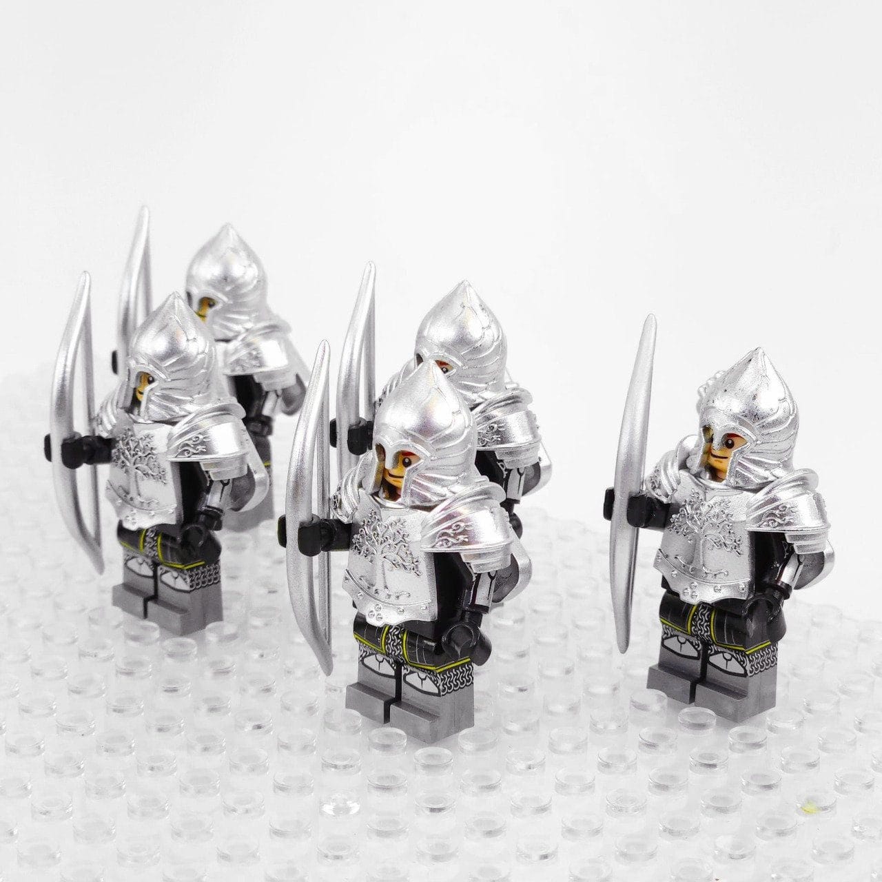 Lord the Rings Soldiers Gondor Bows Block Figures Set 5pcs