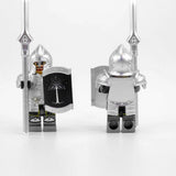Lord the Rings Soldiers Gondor Spears Block Figures Set 5pcs