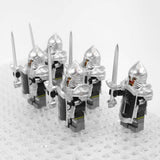Lord the Rings Soldiers Gondor Swords Block Figures Set 5pcs
