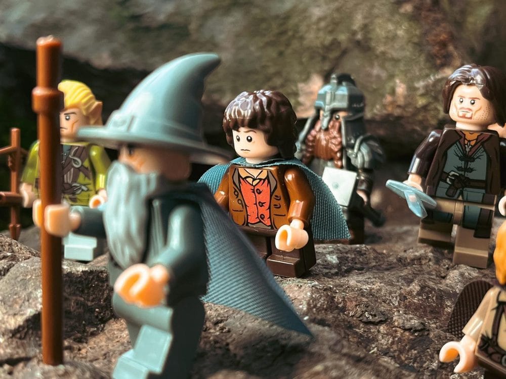 Lord the Rings The Fellowship the Rings Block Figures Set 9pcs