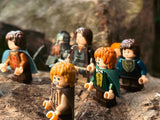 Lord the Rings The Fellowship the Rings Block Figures Set 9pcs