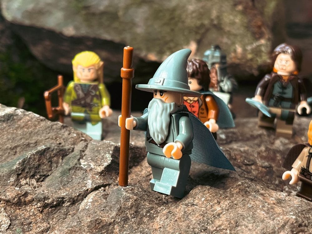 Lord the Rings The Fellowship the Rings Block Figures Set 9pcs