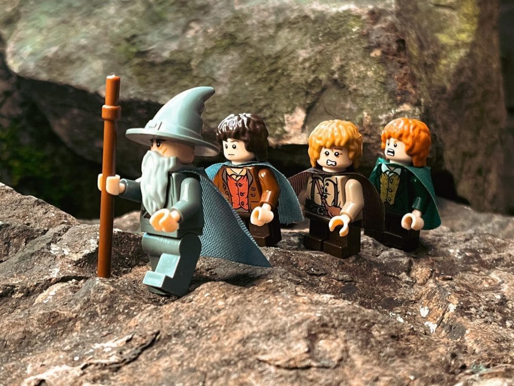 Lord the Rings The Fellowship the Rings Block Figures Set 9pcs