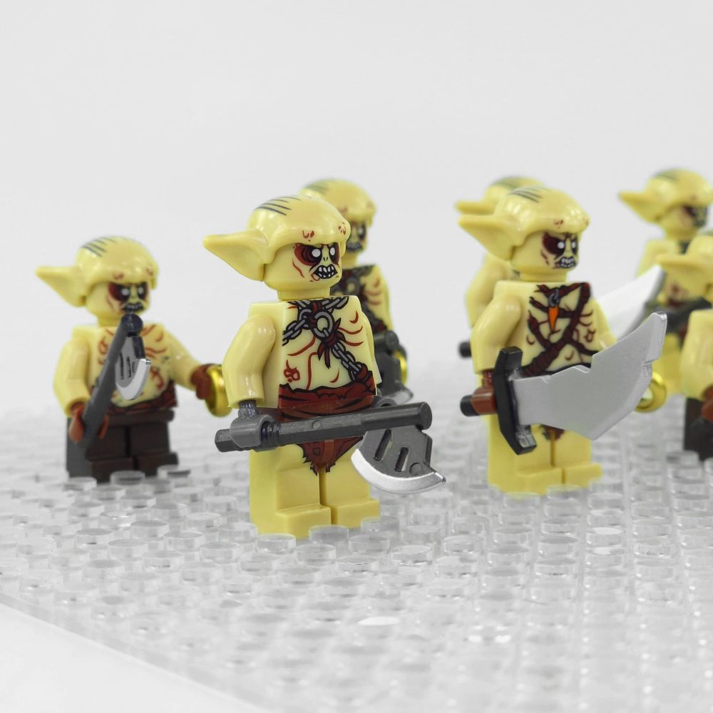 Lord the Rings The Hobbit Goblins Block Figures Set 10pcs