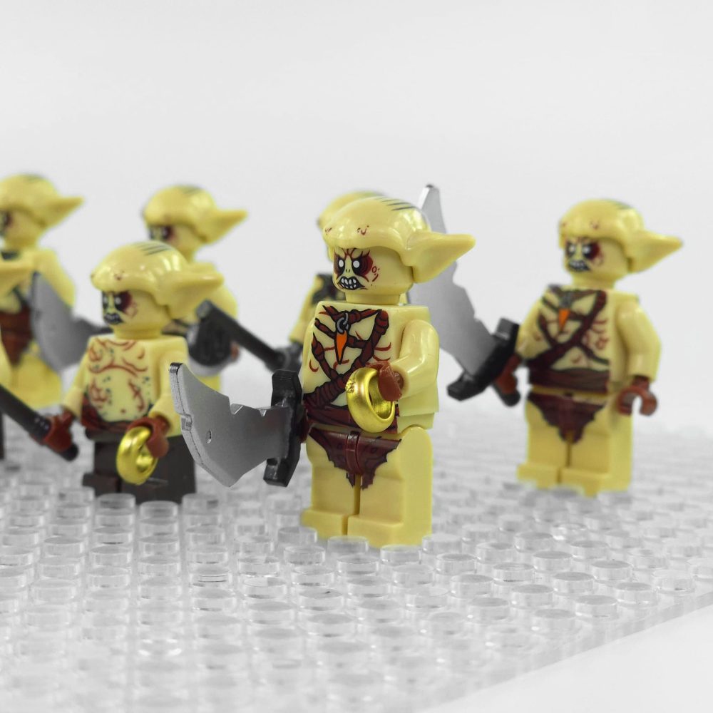 Lord the Rings The Hobbit Goblins Block Figures Set 10pcs
