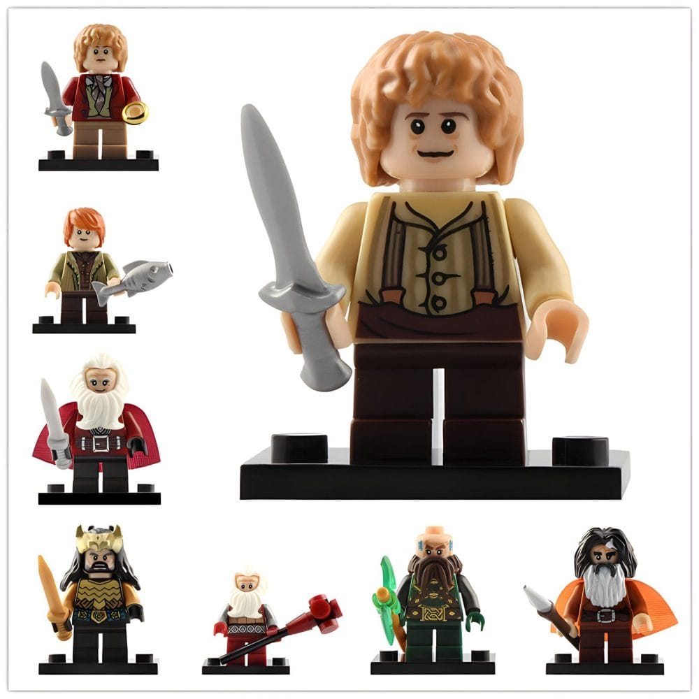 Lord the Rings The Hobbit Block Figures Set 8pcs