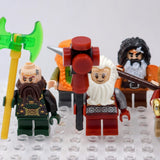 Lord the Rings The Hobbit Thorins Company Block Figures Set 12pcs
