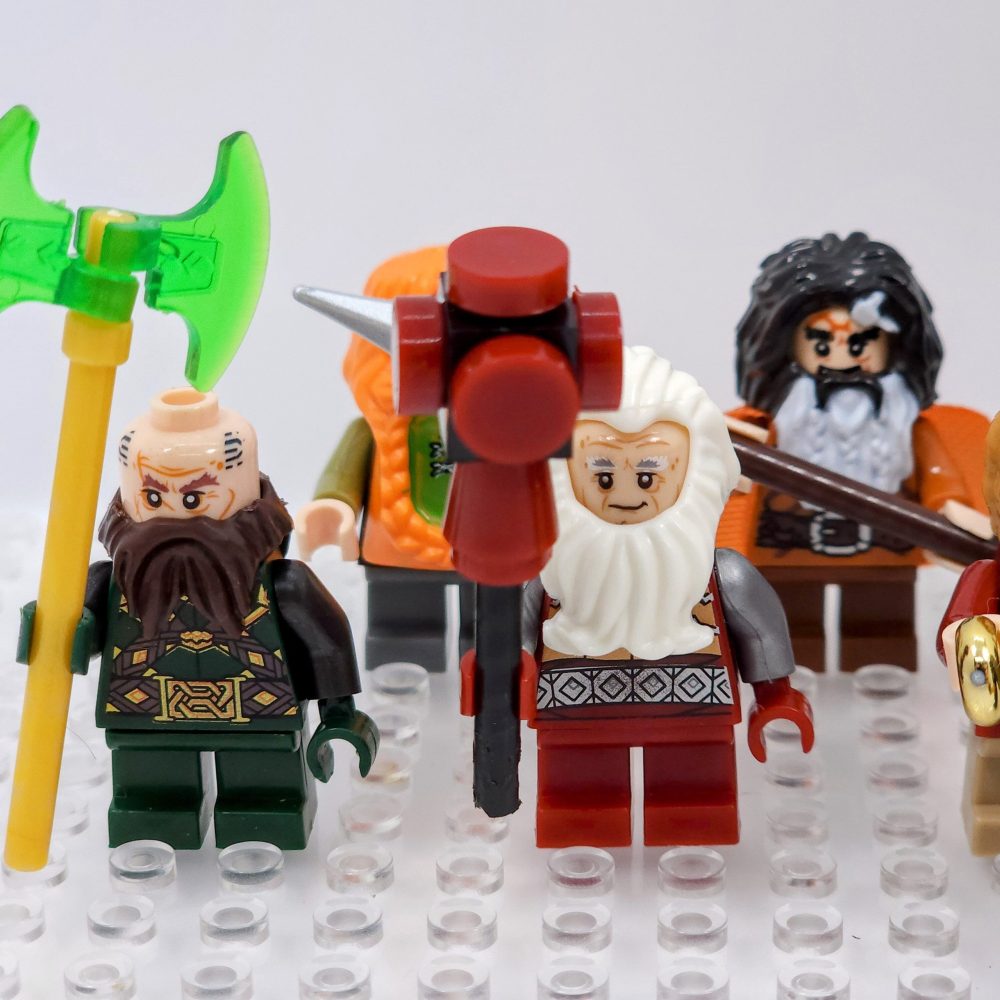 Lord the Rings The Hobbit Thorins Company Block Figures Set 12pcs