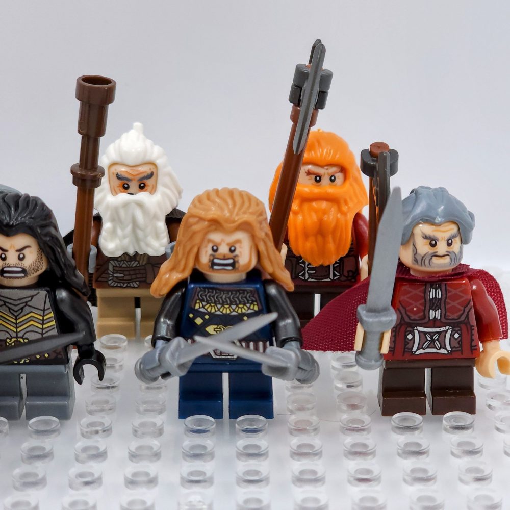 Lord the Rings The Hobbit Thorins Company Block Figures Set 12pcs