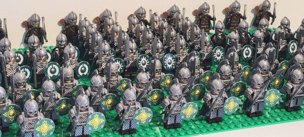 Lord the Rings The Riders Rohan Block Figures Set 80pcs