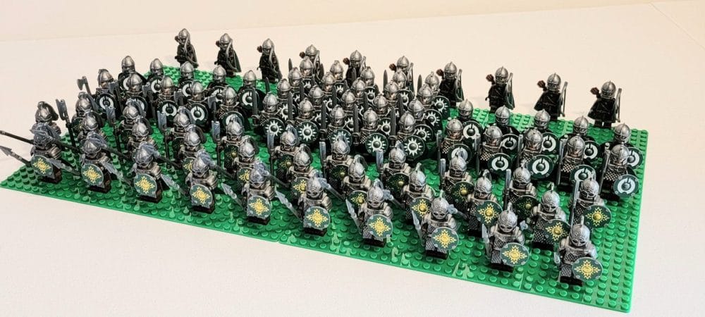 Lord the Rings The Riders Rohan Block Figures Set 80pcs