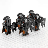 Lord the Rings Uruk-Hai Commander Infantry Block Figures Set 5pcs
