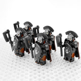 Lord the Rings Uruk-Hai Commander Infantry Block Figures Set 5pcs