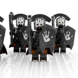 Lord the Rings Uruk-Hai Commander Infantry Block Figures Set 5pcs