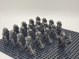 Lord the Rings Uruk-Hai Heavy Armour Block Figures Set 21pcs