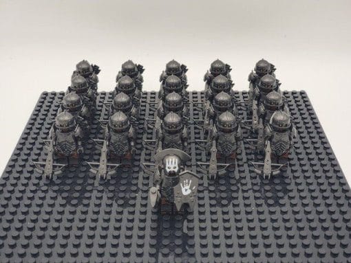 Lord the Rings Uruk-Hai Heavy Armour Block Figures Set 21pcs