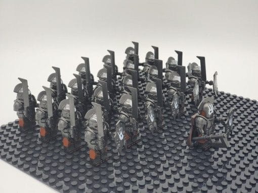 Lord the Rings Uruk-Hai Heavy Armour Block Figures Set 21pcs