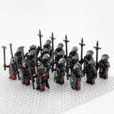 Lord the Rings Uruk-Hai Heavy Infantry Block Figures Set 18pcs