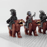 Lord the Rings Uruk-Hai Warg Rider Block Figures Set 12pcs