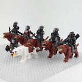 Lord the Rings Uruk-Hai Warg Rider Block Figures Set 12pcs