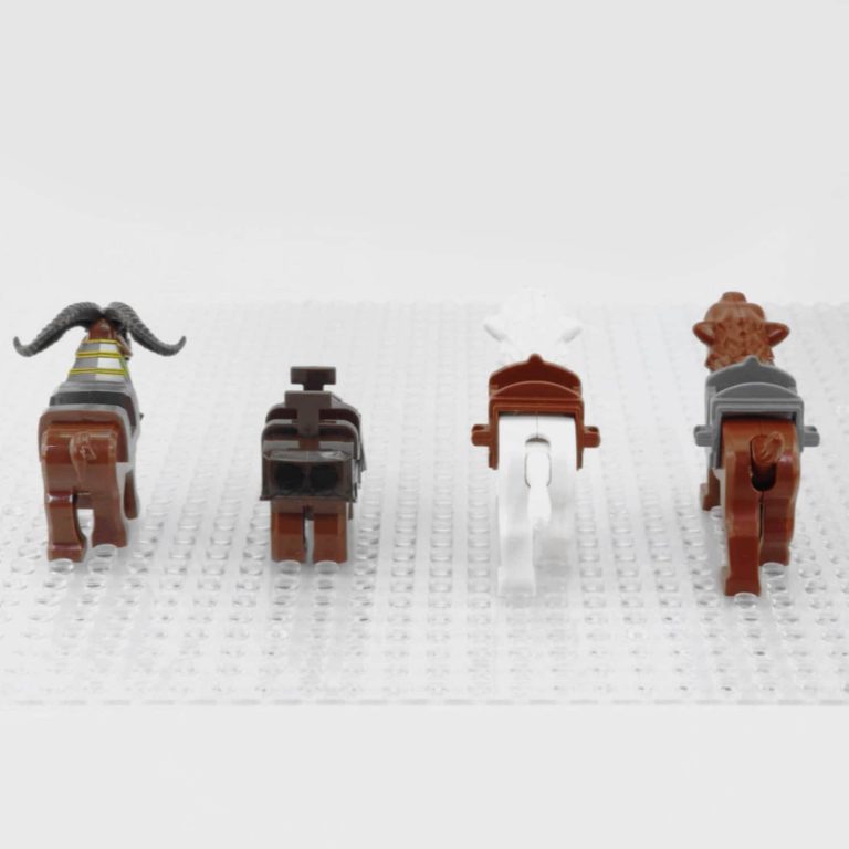 Lord the Rings Wargs, Boars and War Goat Mounts for Block Figures