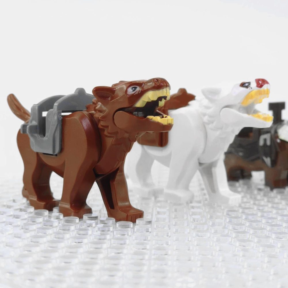 Lord the Rings Wargs, Boars and War Goat Mounts for Block Figures