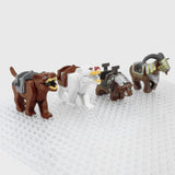 Lord the Rings Wargs, Boars and War Goat Mounts for Block Figures