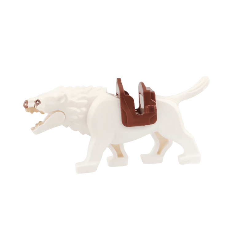 Lord the Rings White Brown Grey Black Wargs Mounts for Block Figures