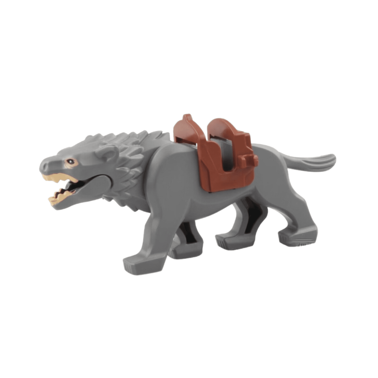 Lord the Rings White Brown Grey Black Wargs Mounts for Block Figures