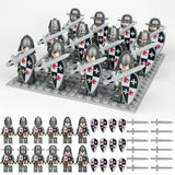 Lynx Knight Medieval Castle Block Figures Set of 12pcs