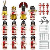 Medieval Crusaders Knights Block Figures Set