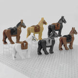 Medieval Knights Horses and Mounts Block Figures Style 2