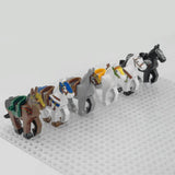 Medieval Knights Horses and Mounts Block Figures