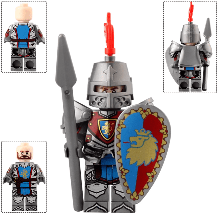 Medieval Castle Knights Block Figures
