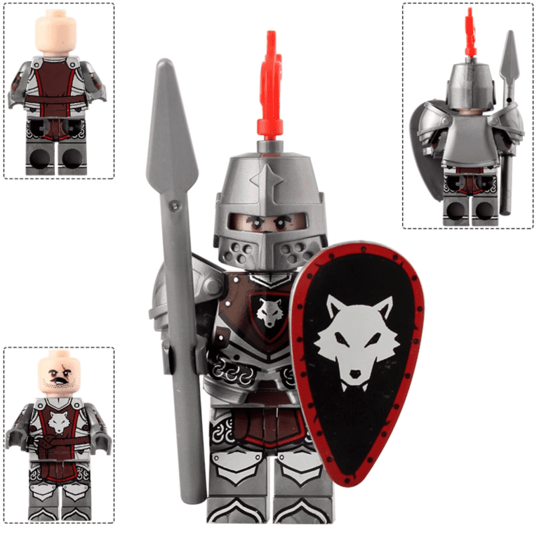 Medieval Castle Knights Block Figures
