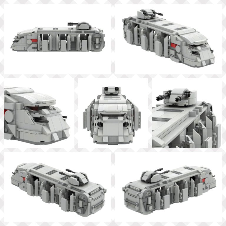 K79-S80 Imperial Troop Transport With Stormtroopers MOC Set