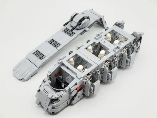 K79-S80 Imperial Troop Transport With Stormtroopers MOC Set