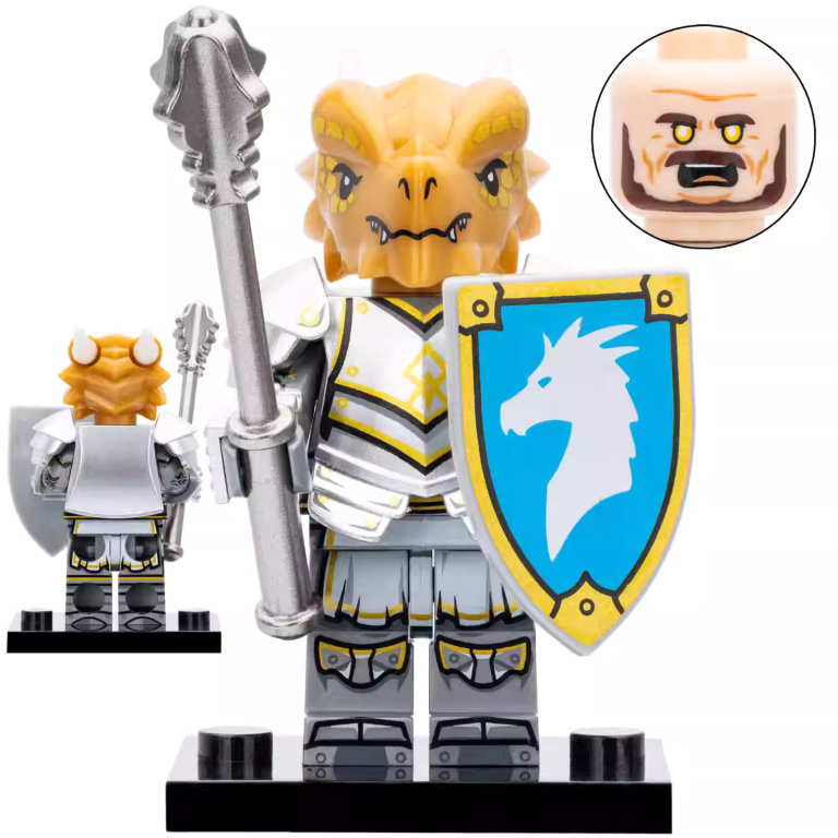 Dragon Clan Warriors Block Figures Set of 4pcs