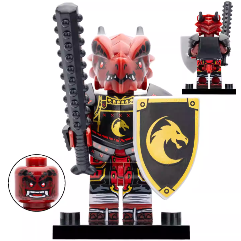 Dragon Clan Warriors Block Figures Set of 4pcs
